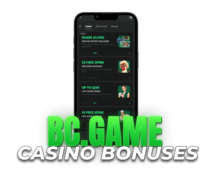 casino bonuses with free spins, prize rewards and special promotions.